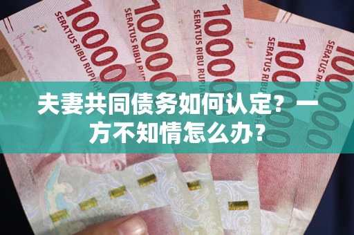 济南夫妻共同债务如何认定？一方不知情怎么办？