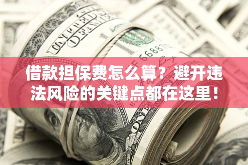 济南借款担保费怎么算？避开违法风险的关键点都在这里！