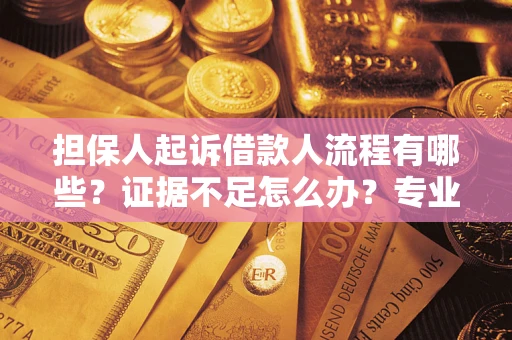 济南担保人起诉借款人流程有哪些？证据不足怎么办？专业律师解答