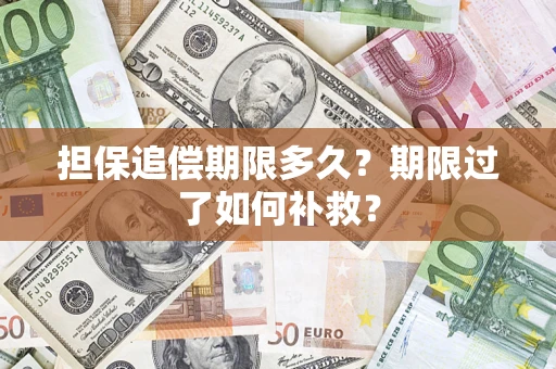 济南担保追偿期限多久？期限过了如何补救？