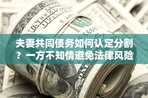 济南夫妻共同债务如何认定分割？一方不知情避免法律风险必看！